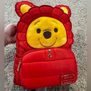 Loungefly Disney Winnie The Pooh Puffer Jacket Backpack